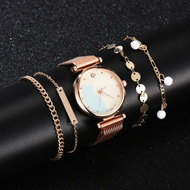 Fashion Watch Set for Women - Shamz Glamour