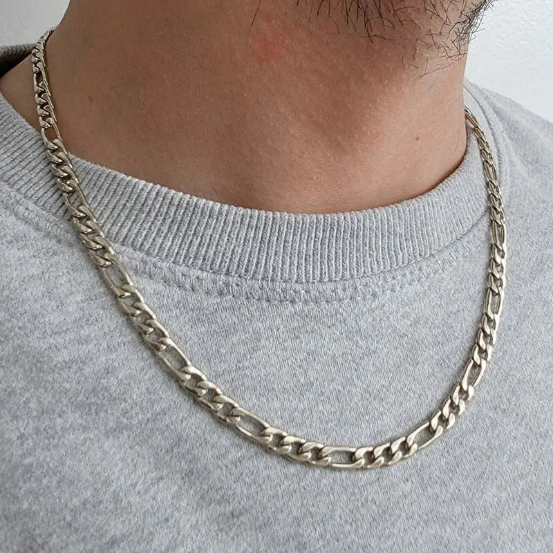 Paper Clip Chain Men Necklace - Shamz Glamour